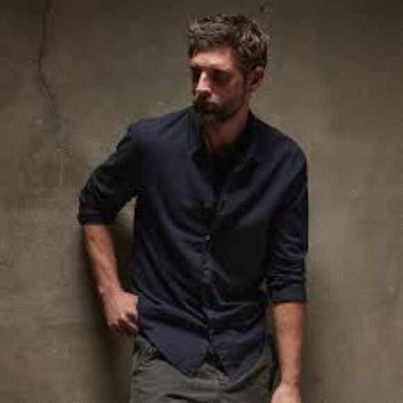 JAMES PERSE CLASSIC COTTON BUTTON DOWN SHIRT - Picture 1 of 1
